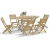 vidaXL Ensemble à manger de jardin 7 pcs Bois d'acacia solide