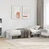 vidaXL Cadre de lit gris béton 90x200 cm bois d'ingénierie