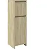 vidaXL Armoire de salle de bain Chêne sonoma 30x30x95 cm Aggloméré