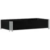 vidaXL Jardinière noir 100x50 cm bois massif de pin