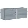 vidaXL Jardinière gris 150x50 cm bois massif de pin