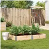 vidaXL Jardinière 150x100 cm bois de pin massif
