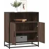 vidaXL Buffet chêne marron 68x35x76 cm bois d'ingénierie