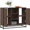 vidaXL Buffet chêne marron 92x35x76 cm Bois d'ingénierie