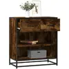 vidaXL Vidaxl Buffet Chêne Fumé 68x35x76 Cm Bois D'ingénierie
