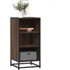 Vidaxl - Buffet chêne marron 35,5x35x76 cm bois d'ingénierie et métal