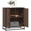 vidaXL Buffet chêne marron 68x35x76 cm bois d'ingénierie