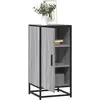 Vidaxl - Buffet Sonoma Gris 35,5x35x76 Cm Bois D'Ingénierie Et Métal