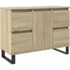 vidaXL Armoire salle de bain chêne sonoma 80x33x60cm bois d'ingénierie