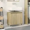 vidaXL Armoire de bain chêne sonoma 58x33x60 cm bois d'ingénierie