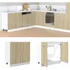 vidaXL Armoire basse chêne sonoma 80x46x81,5 cm bois d’ingénierie