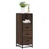Vidaxl - Armoire De Bain Chêne Marron 35x37,5x100 Cm Bois D'Ingénierie