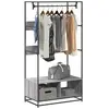 vidaXL Vidaxl Armoire Sonoma Gris 90x50x180 Cm Bois D'ingénierie