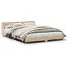 vidaXL Cadre de lit avec tête de lit 120x190 cm bois de pin massif