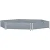 vidaXL Verhoogde plantenbak zeshoekig 160x160 cm grenenhout grijs4010319