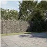 vidaXL Panier gabion avec couvercle 600x100x150 cm fer galvanisé