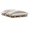 vidaXL Cadre de lit sans matelas 120x190 cm bois de pin massif