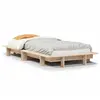vidaXL Cadre de lit sans matelas 75x190 cm bois de pin massif