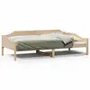 vidaXL Cadre de lit 90x190 cm Bois de pin massif