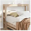 vidaXL Tête de lit avec étagères 90 cm bois massif de pin