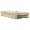 vidaXL Cadre de lit chêne sonoma 90x200 cm bois d'ingénierie