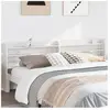 vidaXL Tête de lit avec étagères blanc 180 cm bois massif de pin
