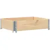 vidaXL Jardinière 80x60 cm bois de pin massif