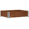 vidaXL Jardinière marron 80x60 cm bois massif de pin