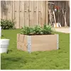 vidaXL Jardinière 80x60 cm bois de pin massif
