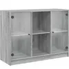 vidaXL Buffet sonoma gris 102x37x75,5 cm bois d'ingénierie