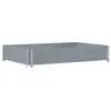 vidaXL Jardinière gris 120x80 cm bois massif de pin