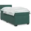 vidaXL Sommier à lattes de lit avec matelas Vert foncé 90x200 cm