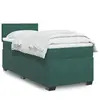 vidaXL Sommier à lattes de lit avec matelas Vert foncé 90x200 cm