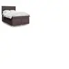 vidaXL Sommier à lattes de lit avec matelas Marron foncé 160x200 cm