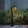 Bornes lumineuses Philips Buzzard, noires, 75 cm, IP44, E27