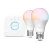 Philips Hue Ampoule connectée Essential E27 A60 8 W Bluetooth x 2