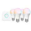 Philips Hue white & Color ambiance Kit de Démarrage Essential : 4 Ampo...