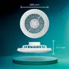Ventilateur de plafond LED Philips Amigo, blanc, 48 cm, CCT, RVB