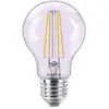 Ampoule LED Philips E27 A60 7W 806lm 2700K filament, lot de 3