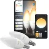 Philips Hue White Ambiance Flamme B39 - Ampoule Led Connectée E14