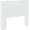 vidaXL Tête de lit blanc 120 x 16,5 x 103,5 cm Bois composite