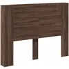 vidaXL Tête de lit Chêne brun 140 x 16,5 x 103,5 cm Bois d'ingénierie