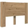 vidaXL Tête de lit en chêne Artisan 140 x 17 x 104,5 cm Bois composite