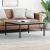 vidaXL Table basse Gris Sonoma 100 x 100 x 45 cm Bois d'ingénierie