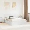 vidaXL vidaXL Lit de Rangement Blanc 140 x 190 cm Bois d'ingénierie