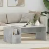 vidaXL Table basse Gris béton 90 x 45 x 35 cm Bois d'ingénierie