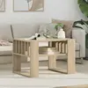 vidaXL Table basse Chêne Sonoma 66 x 49,5 x 45 cm Bois d'ingénierie