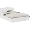 vidaXL vidaXL Lit de Rangement Blanc 140 x 190 cm Bois d'ingénierie