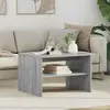 vidaXL Table basse Gris Sonoma 60 x 50 x 40 cm Bois d'ingénierie