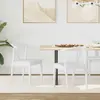 vidaXL Chaise de salle à manger 2 pcs Blanc et Blanc